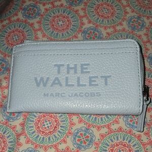 Marc Jacobs Sky Blue Textured Wallet